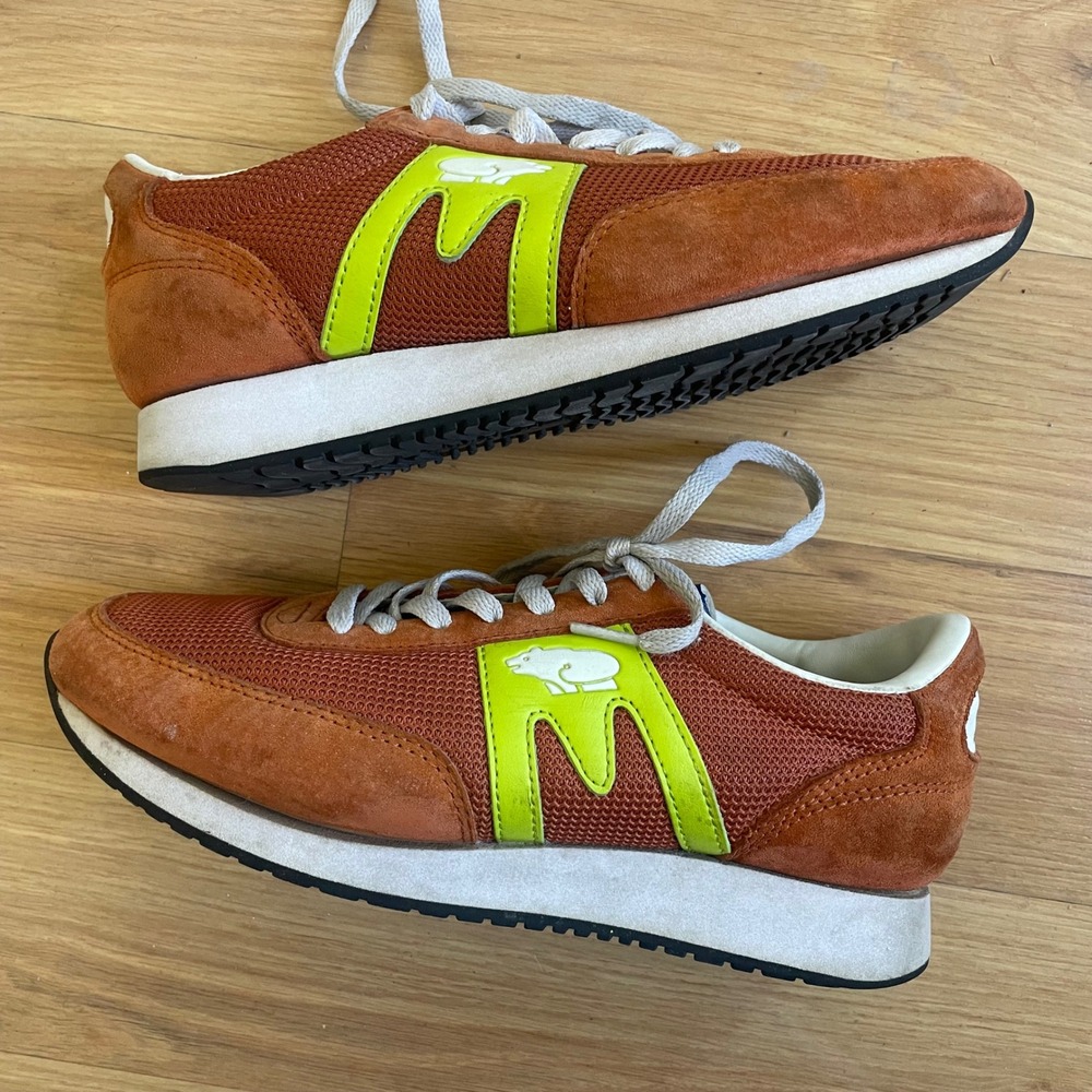Karhu Albatross 82 Runner Sneakers Running womens 6 mens 4.5 Cinnamon Stick Lime
